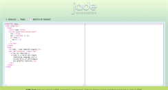 Desktop Screenshot of html2jade.org