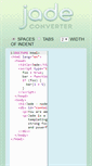 Mobile Screenshot of html2jade.org
